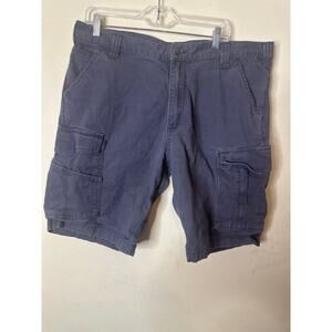 Carhartt Shorts Mens 38 Shorts Rugged Flex Rigby Cargo Shorts Gray BS3542-M B